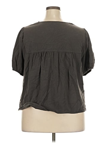 Lucky Brand Short Sleeve Blouse (view 2)