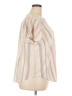 Torrid Stripes Ivory Short Sleeve Blouse Size 2X Plus (2) - photo 4