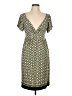 M.S.S.P. Print Green Cocktail Dress Size L - photo 1