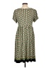 M.S.S.P. Print Green Cocktail Dress Size L - photo 2