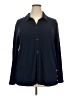 Cuddl Duds Blue Long Sleeve Blouse Size 2X - photo 1