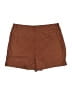Ann Taylor LOFT Solid Brown Shorts Size 10 - photo 2