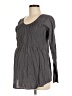 H&M Mama Gray Long Sleeve Blouse Size M - photo 1