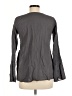 H&M Mama Gray Long Sleeve Blouse Size M - photo 2