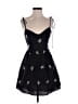 Zara Stars Black Cocktail Dress Size S - photo 1