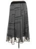 MULTIPLES 100% Polyester Gray Casual Skirt Size 2X - photo 2