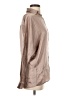 Vince. 100% Silk Metallic Tan Long Sleeve Silk Top Size XS - photo 4