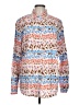 J. McLaughlin Blue Long Sleeve Button-Down Shirt Size L - photo 1
