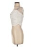 Unbranded 100% Polyester Ivory Sleeveless Top Size XS - photo 5