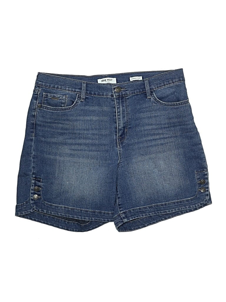 Pre-owned Nine West Denim Shorts In Blue