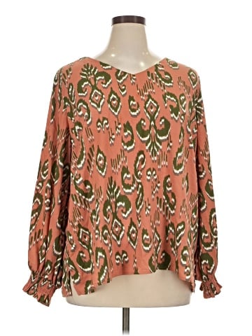 Belle By Kim Gravel 3/4 Sleeve Blouse (view 1)