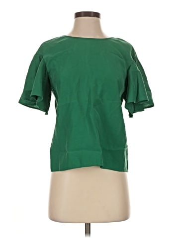 Club Monaco Short Sleeve Blouse (view 1)