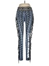 Zumba Wear Chevron-herringbone Blue Jeans Size M - photo 2
