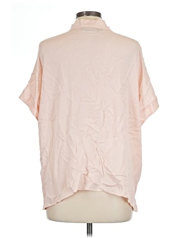 Marina Rinaldi Short Sleeve Silk Top (view 2)