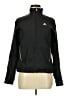 Adidas 100% Polyester Solid Black Track Jacket Size 6 - photo 1