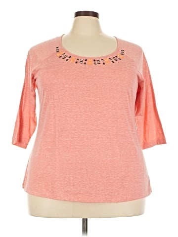 One World 3/4 Sleeve Top (view 1)