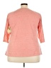One World Orange 3/4 Sleeve Top Size 3X - photo 2