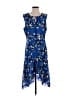 CAbi 100% Polyester Blue Cocktail Dress Size M - photo 1
