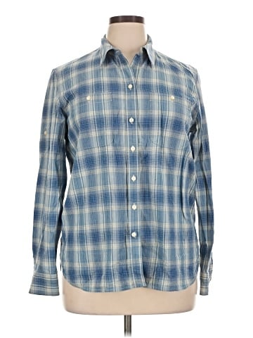 Lauren Jeans Co. Long Sleeve Button-Down Shirt (view 1)