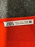 Zara Color Block Orange Short Sleeve Turtleneck Size S - photo 7