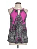 INC International Concepts Pink Sleeveless Blouse Size L - photo 1
