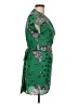 Zara Basic Paisley Green Casual Dress Size L - photo 4