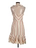 Parker Stripes Ivory Casual Dress Size 4 - photo 2