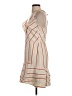 Parker Stripes Ivory Casual Dress Size 4 - photo 5