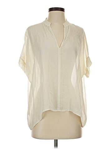 Eileen Fisher Short Sleeve Silk Top (view 1)