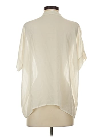 Eileen Fisher Short Sleeve Silk Top (view 2)