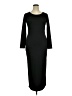 Unbranded Solid Black Casual Dress Size XL - photo 1