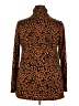 Lane Bryant Animal Print Orange Long Sleeve Blouse Size 18 - 20 Plus - photo 2