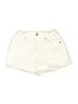 Zara Ivory Denim Shorts Size 9 - photo 1