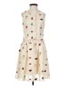 Pepaloves Print Ivory Casual Dress Size XS - photo 1