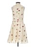 Pepaloves Print Ivory Casual Dress Size XS - photo 2