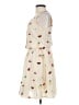 Pepaloves Print Ivory Casual Dress Size XS - photo 5
