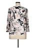 Calvin Klein Gray 3/4 Sleeve Blouse Size XL - photo 2