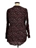 Torrid Animal Print Burgundy 3/4 Sleeve Blouse Size 1X Plus (1) - photo 2