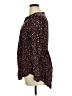 Torrid Animal Print Burgundy 3/4 Sleeve Blouse Size 1X Plus (1) - photo 5