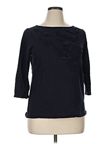 Coldwater Creek 3/4 Sleeve Top (view 1)