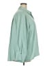 Halogen 100% Polyester Solid Green Long Sleeve Blouse Size 2X - photo 4