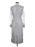 Mac Duggal 100% Polyester Silver Cocktail Dress Size 6 - photo 2