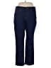 Lands' End Chevron-herringbone Blue Jeans Size 16W - photo 1