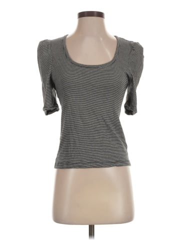 Madewell Puff-Sleeve Scoopneck Tee in Stripe (view 1)