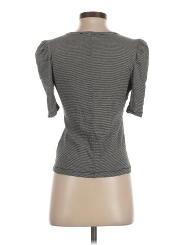 Madewell Puff-Sleeve Scoopneck Tee in Stripe (view 2)