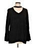 Drew Black Long Sleeve Blouse Size L - photo 1