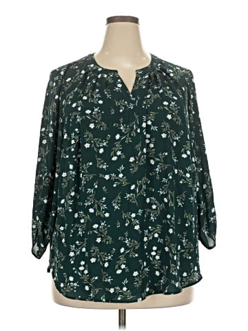 41Hawthorn 3/4 Sleeve Blouse (view 1)
