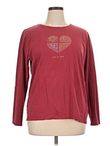 Life Is Good Long Sleeve Top (view 1)
