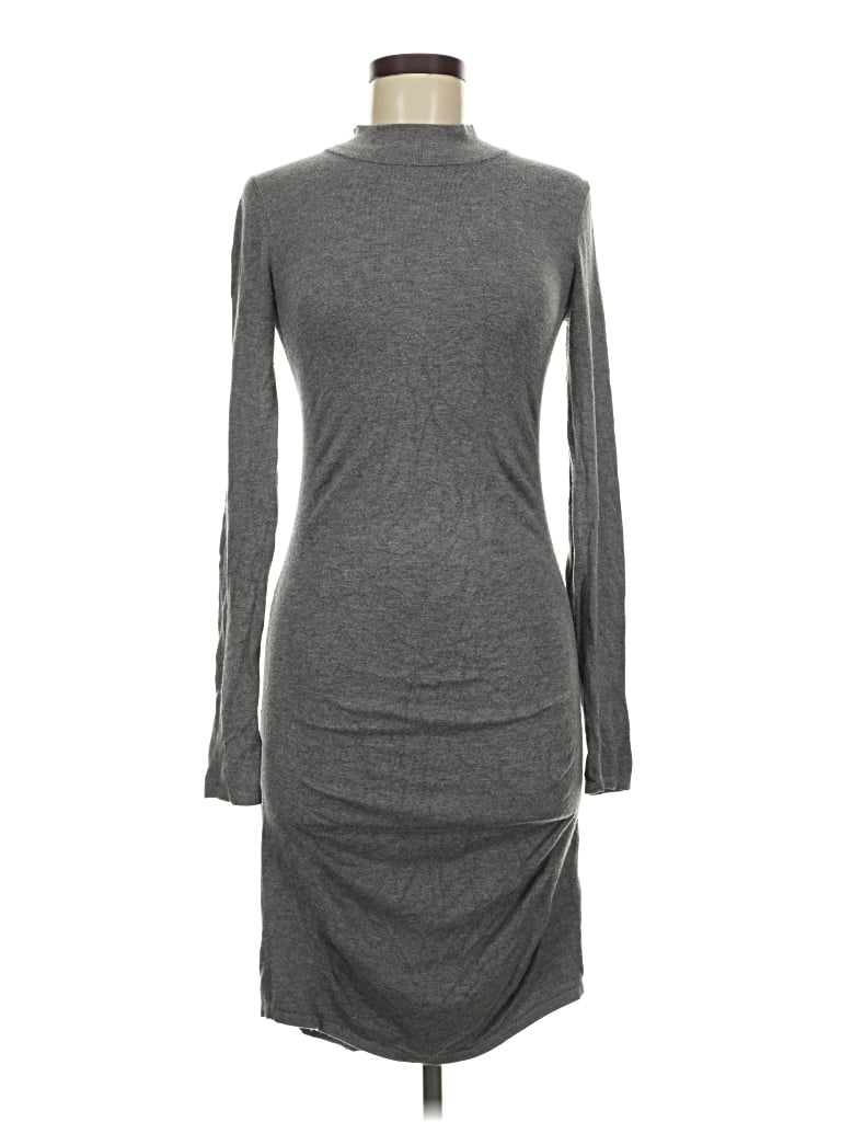 Pre-owned Express Casual Dress In Gray