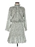 Veronica Beard 100% Cotton Paisley Silver White Casual Dress Size M - photo 1